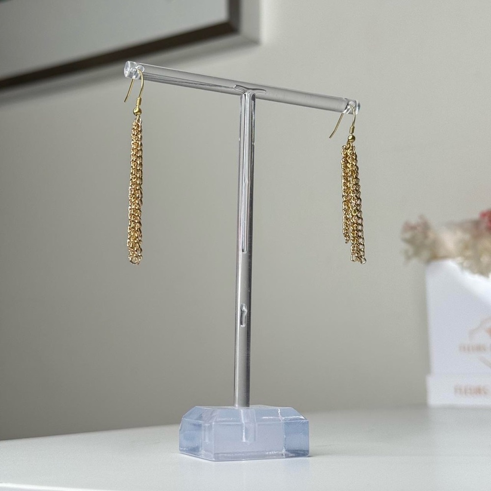 Gold Chain Dangle Earring